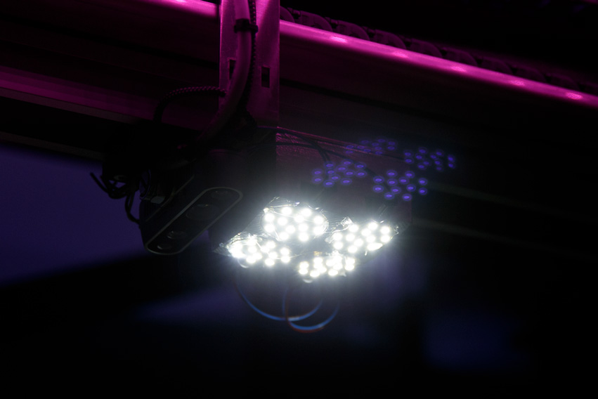 smart lighting system on ONO vertical farming