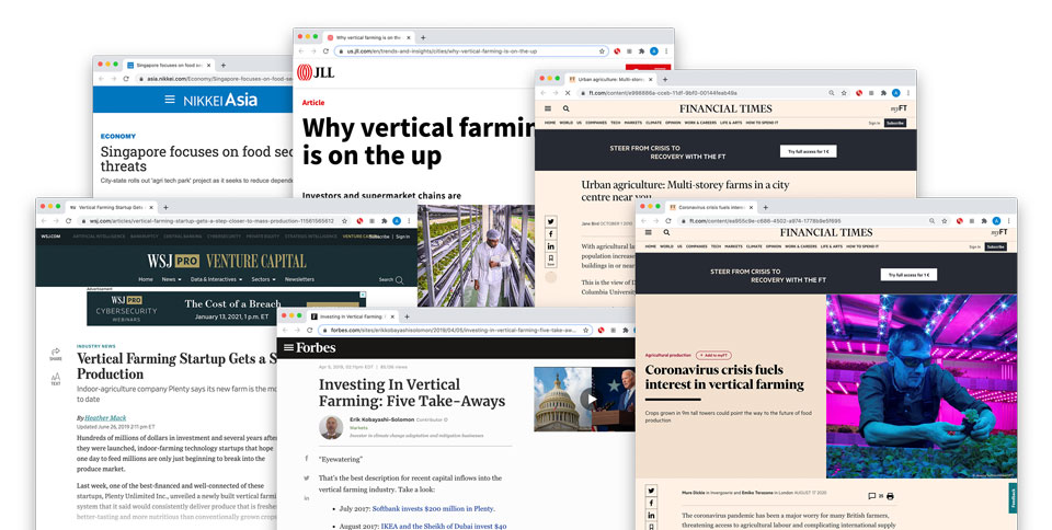 best roi on high tech investments with vertical farming